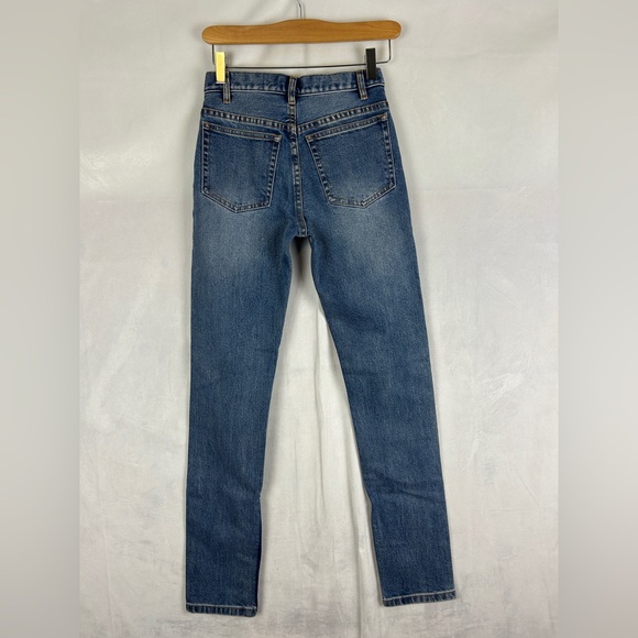 A.P.C. Petite New Standard 9"‎ Mid Rise Skinny Jeans Women's size 24 Blue - Picture 4 of 5